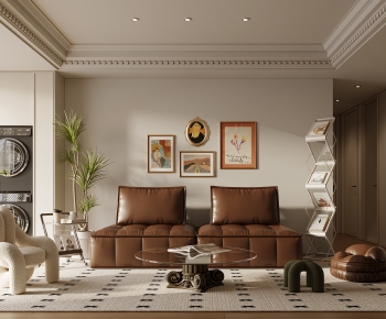 French Style A Living Room-ID:799468992
