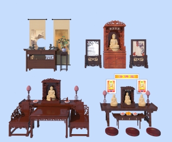 中式供奉桌 佛龛-ID:582815897