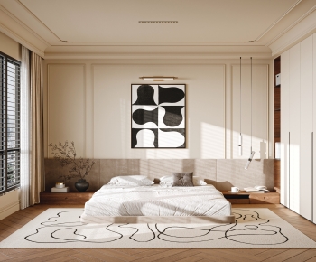 Wabi-sabi Style Bedroom-ID:635054115