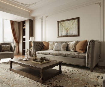 French Style A Living Room-ID:640083079