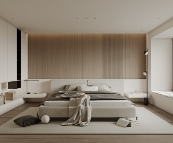 Modern Wabi-sabi Style Bedroom-ID:720410119