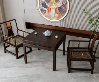 Chinese Style Tea Tables And Chairs-ID:808959017