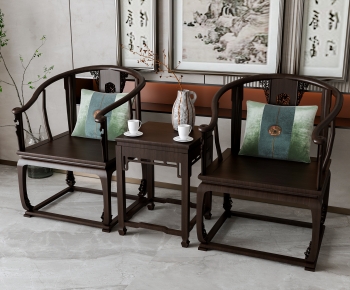 New Chinese Style Lounge Chair-ID:213274002