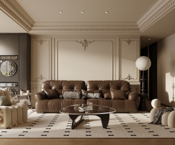 French Style A Living Room-ID:224800112
