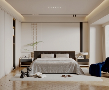 Wabi-sabi Style Bedroom-ID:187721011