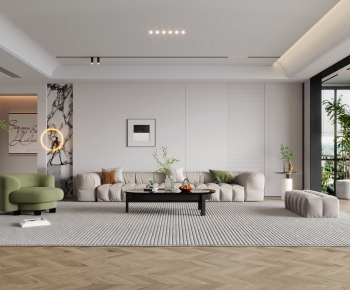 Modern A Living Room-ID:522870061