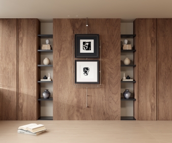 Wabi-sabi Style Decorative Cabinet-ID:764106043