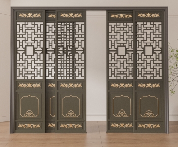 New Chinese Style Chinese Style Sliding Door-ID:962385899
