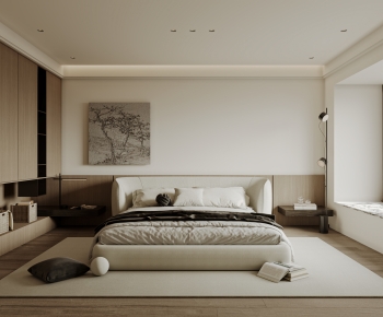 Wabi-sabi Style Bedroom-ID:234316116