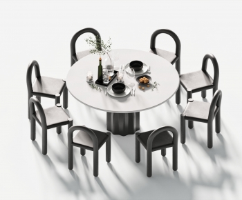 Modern Dining Table And Chairs-ID:950536977