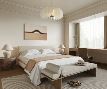 Wabi-sabi Style Bedroom-ID:572307117