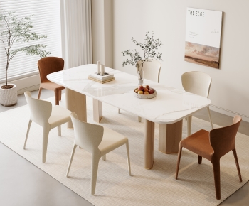 Modern Dining Table And Chairs-ID:482954035