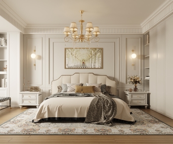 American Style Bedroom-ID:506474026
