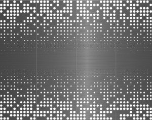 黑钛色圆孔渐变穿孔铝板-ID:5920001