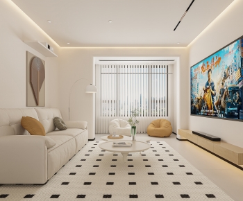 Modern A Living Room-ID:765466932