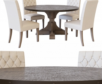 Modern Dining Table And Chairs-ID:655191901