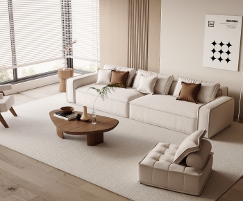 Wabi-sabi Style Sofa Combination-ID:186901096
