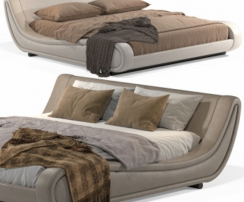 Modern Double Bed-ID:115652086