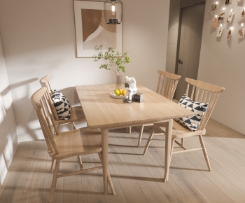 Nordic Style Dining Table And Chairs-ID:589750057