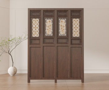 New Chinese Style Wooden Screen Partition-ID:216902971