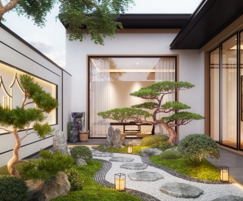 New Chinese Style Courtyard/landscape-ID:358138083