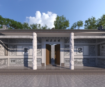 Chinese Style Building Component-ID:295890094