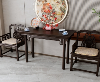 New Chinese Style Chinese Style Leisure Table And Chair-ID:644191033