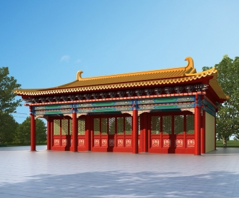 Chinese Style Ancient Architectural Buildings-ID:581075914