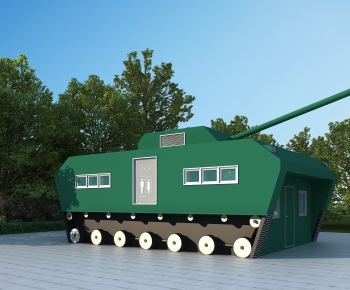 现代户外公厕  坦克-ID:122890517