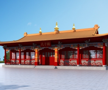 Chinese Style Ancient Architectural Buildings-ID:113880693