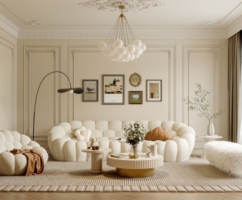 French Style A Living Room-ID:331084979