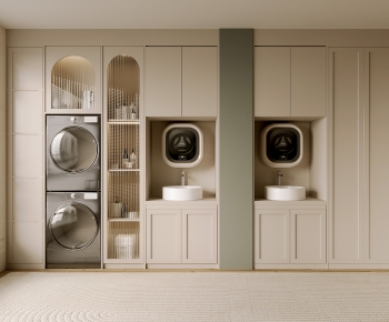 Modern Laundry Cabinet-ID:339551047