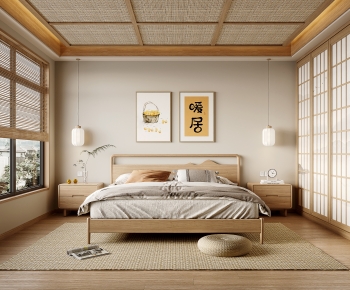 Japanese Style Bedroom-ID:122969229