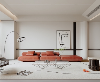 Modern A Living Room-ID:297239071