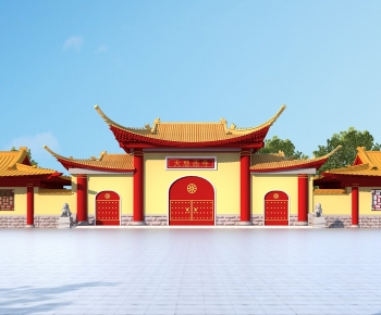 Chinese Style Ancient Architectural Buildings-ID:339300645