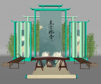 Chinese Style Garden-ID:350213058