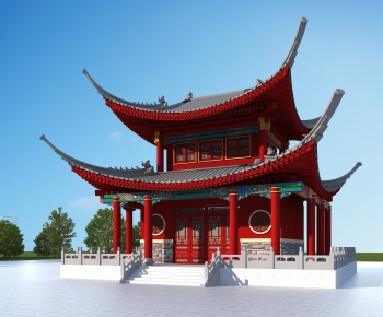 Chinese Style Ancient Architectural Buildings-ID:279154064
