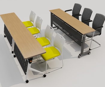 Modern Office Desk And Chair-ID:697131292