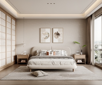 Japanese Style Bedroom-ID:566553121