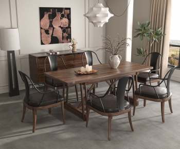 Modern Dining Table And Chairs-ID:529483089