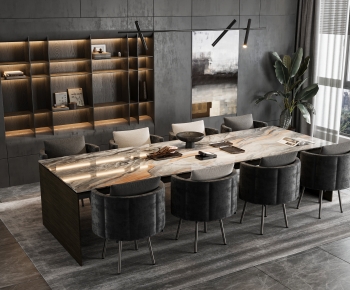 Modern Dining Table And Chairs-ID:212698949