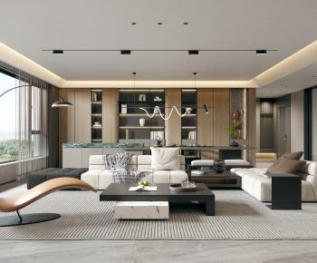 Modern A Living Room-ID:711467033