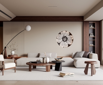 Modern A Living Room-ID:400746115