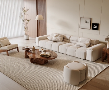 Wabi-sabi Style Sofa Combination-ID:850162039