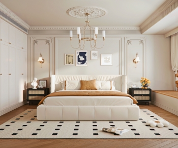 French Style Bedroom-ID:663623096