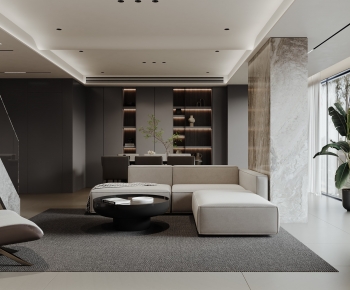 Modern A Living Room-ID:981117962