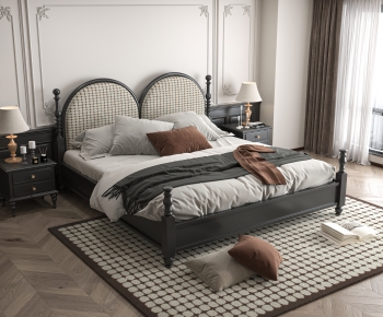 French Style Double Bed-ID:632828952