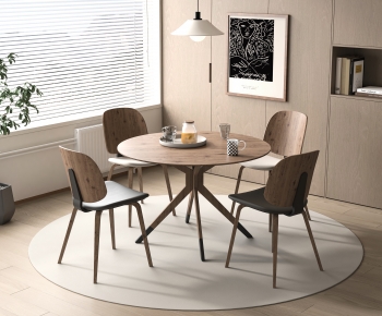 Modern Dining Table And Chairs-ID:443341022