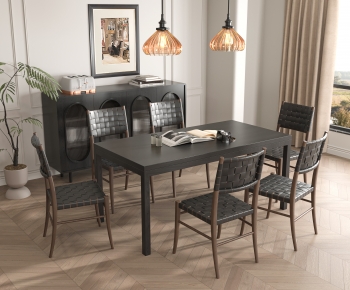 Modern Dining Table And Chairs-ID:943979988