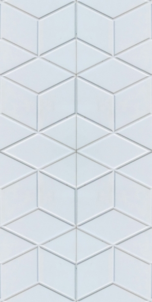 卫生间白色菱形瓷砖-ID:5922337